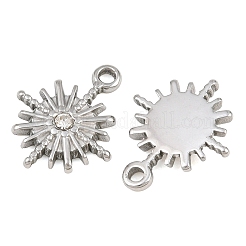 Ciondoli in strass in acciaio inossidabile 304&nbsp;RB-CBA9349-01P
