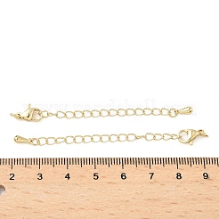 Tropfenförmiges Messingende mit Kette&nbsp;X-KK-Z117-01G