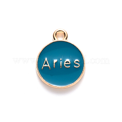 Pendentifs d'émail en alliage&nbsp;ENAM-S124-01B-05A