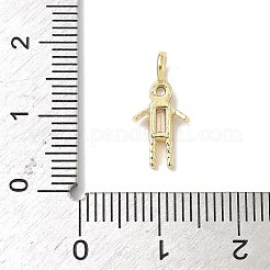 Ottone micro spianare pendenti zirconi&nbsp;ZIRC-I356-17G-A04