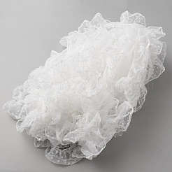 Ruban de dentelle plissée en polyester&nbsp;DIY-WH0308-459C