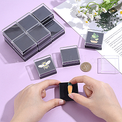 Transparente Aufbewahrungsboxen aus Kunststoff für lose Diamanten&nbsp;CON-WH0083-018A