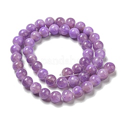 Chapelets de perles en jade blanc naturel teinté&nbsp;G-F764-02B