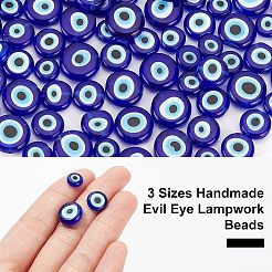 3 Stränge 3 Stil handgemachte bösen Blick Bunte Malerei Perlen Stränge&nbsp;LAMP-NB0001-44