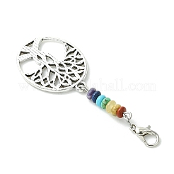 Décorations pendentif arbre de vie en alliage&nbsp;HJEW-JM01383-05
