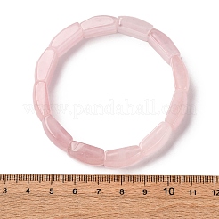 Bracelets extensibles en perles de quartz rose naturel pour femmes et hommes&nbsp;BJEW-C097-02A-13