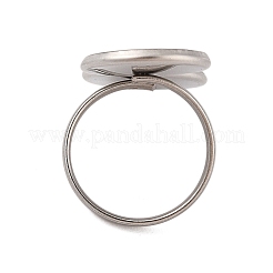 Accesorios de anillo de puño abierto de acero inoxidable 304 que no se deslustran&nbsp;STAS-E124-05K-P