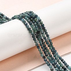 Natürliche blaue Turmalinperlenstränge&nbsp;G-E608-A05-B