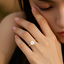 4 Stück verstellbare Fingerringkomponenten aus Messing&nbsp;KK-BBC0023-68