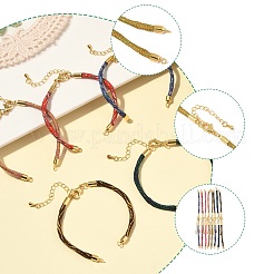 8 Stück 8 Farben Nylonschnur Armbänder&nbsp;MAK-FS0001-05