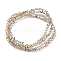 FilI di perline in vetro placcato&nbsp;EGLA-H107-01A-PL03