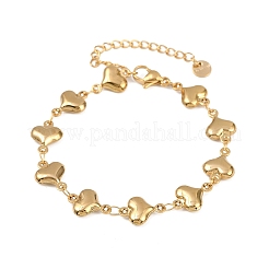 Bracciali a maglie in acciaio inossidabile 304 per donna&nbsp;BJEW-Z136-01G