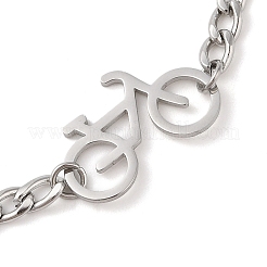 Bracciali in acciaio inossidabile 304 anti-ossidazione&nbsp;BJEW-Q340-01P