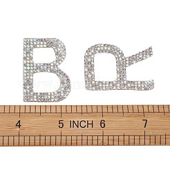 Glitzernde Strass-Aufnäher zum Aufbügeln&nbsp;DIY-CD0001-10E