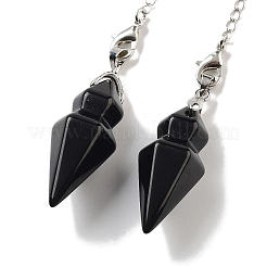 Spitzes Wünschelrutenpendel aus Naturstein&nbsp;G-K338-12P