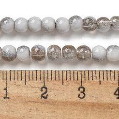 Chapelets de perles en verre craquelé&nbsp;GLAA-U001-4mm-06