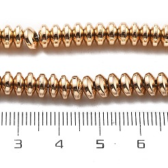 Fili di perline di ematite sintetica non magnetica elettrolitica&nbsp;G-M095-C01-04KCG