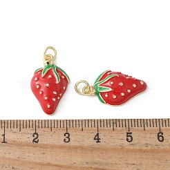 Pendentifs d'émail en laiton &nbsp;KK-D336-04G-02