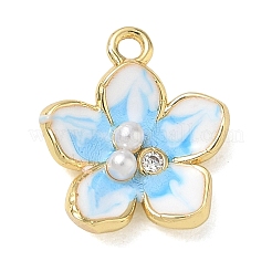 Latón micro pavimenta claro cubic zirconia encantos&nbsp;CU-CBA4231-07G