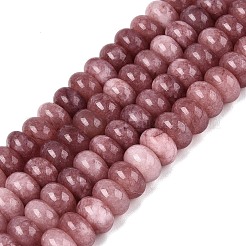Chapelets de perles de jade blanche naturelle&nbsp;G-Q613-01F-32