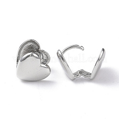 Orecchini a cerchio da donna in ottone con placcatura a cremagliera&nbsp;EJEW-M215-04P