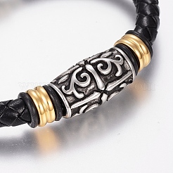 Geflochtenen Lederband Armbänder&nbsp;BJEW-H560-33