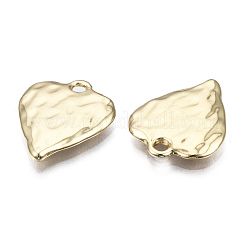 Pendentifs en alliage martelé placage de crémaillère&nbsp;PALLOY-T077-98LG-RS