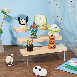 Les figurines en acrylique transparent à 3 étage présentent des élévateurs&nbsp;ODIS-WH0329-69