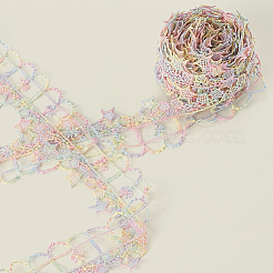 Cinta de encaje de poliéster con flores de 5 yarda&nbsp;OCOR-GF0004-95F