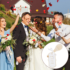 20 juego de mini maracas de madera para bodas&nbsp;AJEW-GA0009-10