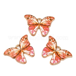 Pendenti smaltati in lega color oro chiaro&nbsp;X-ENAM-M059-05KCG