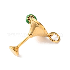 Pendentifs en acier inoxydable 304 émaillés&nbsp;STAS-A152-05G