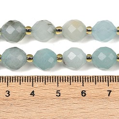 Chapelets de perles de jade blanche naturelle&nbsp;G-D305-B01-01S