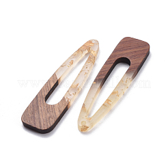 Colgantes de resina y madera de nogal&nbsp;RESI-X0001-28