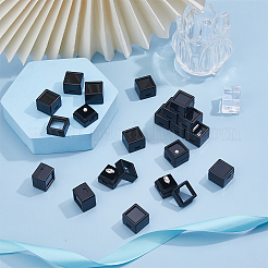 Boîte à diamants carrée en acrylique avec fenêtre visible&nbsp;CON-WH0088-76A-02