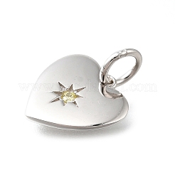 925 ciondolo in argento sterling con micro pavè di zirconi trasparenti&nbsp;STER-V001-01P-11