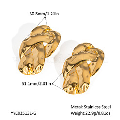 Boucles d'oreilles à tige européennes en acier inoxydable&nbsp;ST3667-1