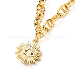 Set di collane con perline di semi di vetro perline malocchio&nbsp;NJEW-JN03722-02