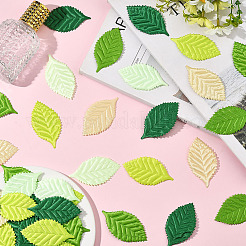 200 Stück Blatt-Polyester-Ornament-Zubehör&nbsp;DIY-SP0006-22