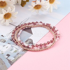 3pcs 3 styles ensembles de bracelets en perles extensibles&nbsp;BJEW-JB06053-02