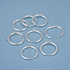 201 boucles d'oreilles créoles en acier inoxydable&nbsp;STAS-P283-01L-S