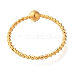Anelli rotondi in acciaio inossidabile 304 con placcatura ionica (ip)&nbsp;RJEW-B066-02G