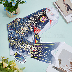 Satin japanische Karpfen Windsack Streamer Fisch Flagge&nbsp;AJEW-WH20098-041B