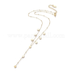Colliers pendentifs en acier inoxydable 304&nbsp;NJEW-K120-15G