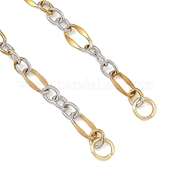 2 pezzo di catena a maglie ovali in acciaio inossidabile 304 bicolore per la realizzazione di braccialetti&nbsp;AJEW-JB01665
