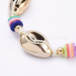 Bracelets de perles tressées en fil de nylon&nbsp;BJEW-JB05074