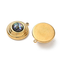 Natur Paua Muschel Anhänger&nbsp;STAS-G397-07G-02