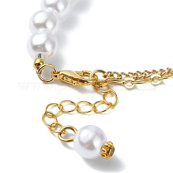Bracelets en perles imitation plastique ABS&nbsp;BJEW-JB11359