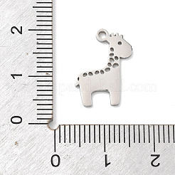 Pendentifs en acier inoxydable 304 à thème animalier&nbsp;STAS-D213-02B-P