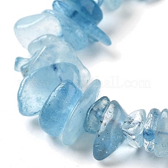 Natürliche Aquamarin Chip-Perlen Stränge&nbsp;G-E271-96